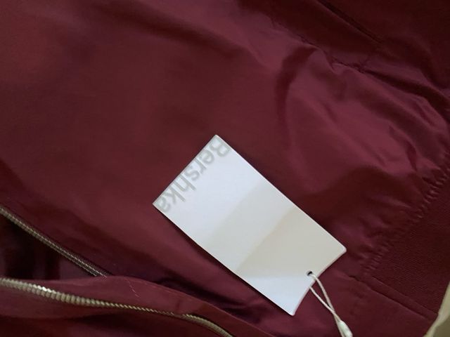 Chaqueta bomber hombre granate