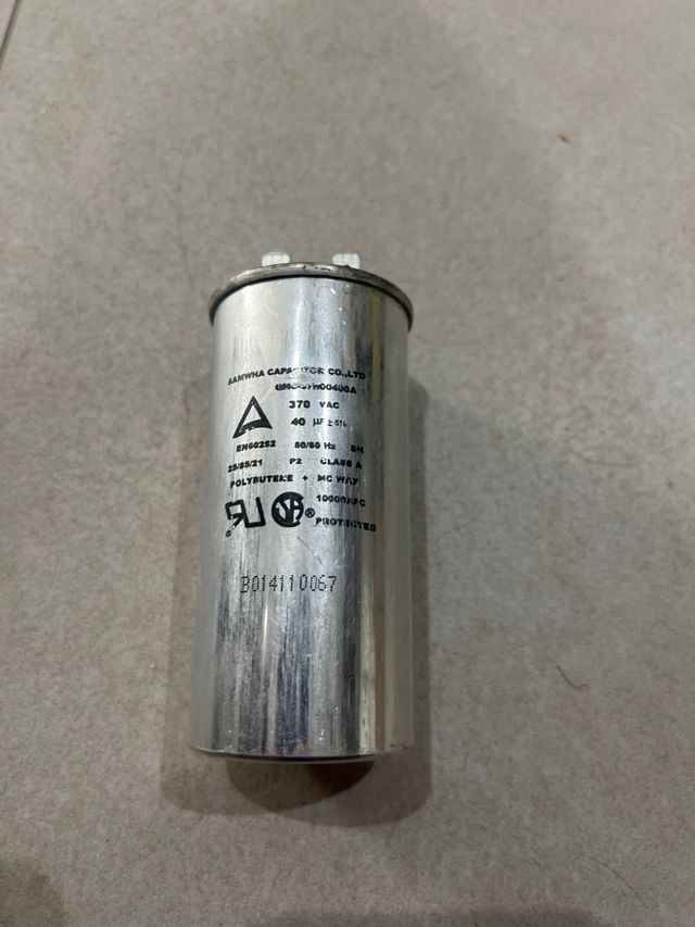 Condensador 40uf 370VAC