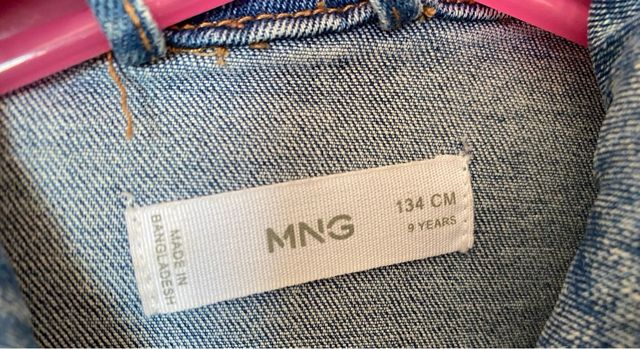 Cazadora vaquera niña