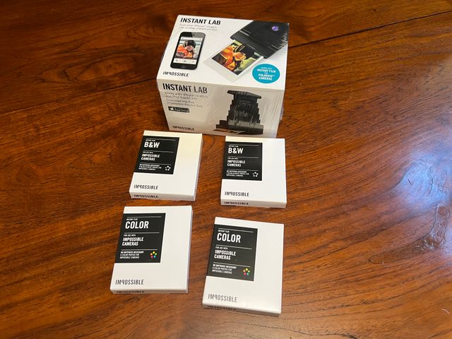 Impossible Instant Lab + 16 Color + 16 B&W Film
