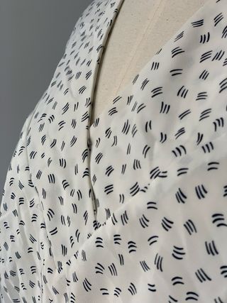 Vestido plisado vintage