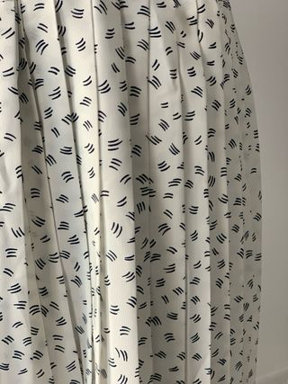 Vestido plisado vintage