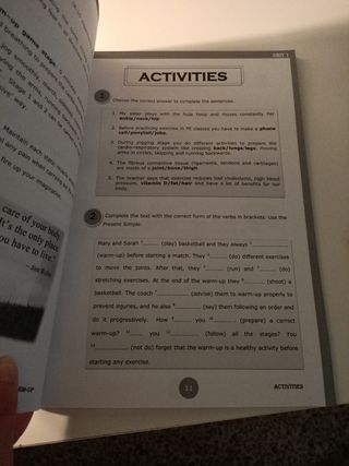 Let's move, student's book educación física