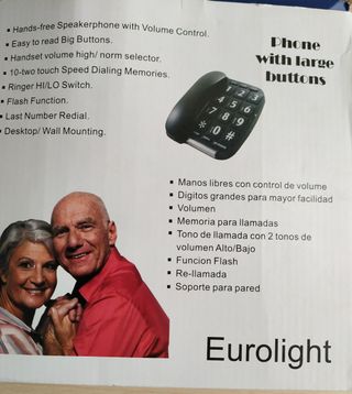 Teléfono teclado grande