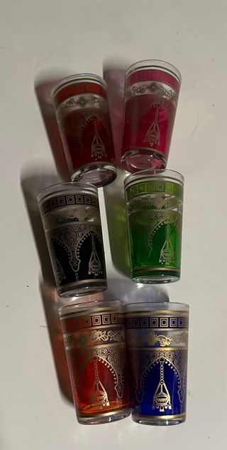 Juego vasos de te, chupitos