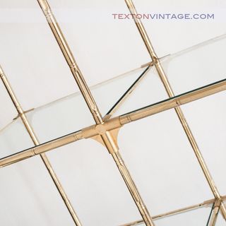 Estantería vintage. Hierro y cristal. Años 60