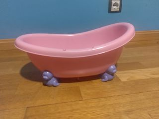 bañera de juguete muñeca incluida