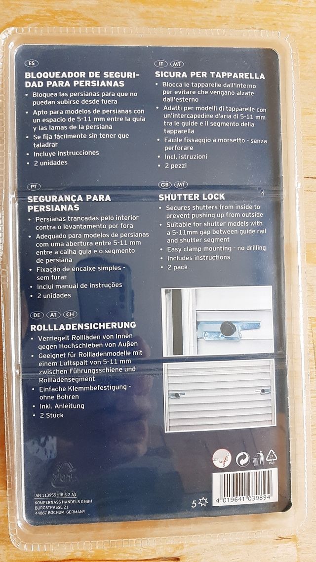 Sicura per tapparella