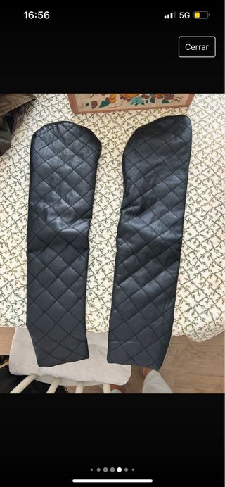 Abrigo parka verde chaleco