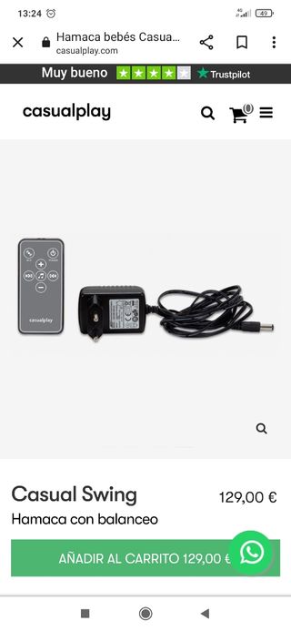 Hamaca bebe automatica