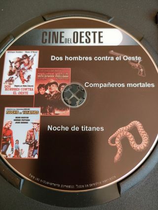 CINE DEL OESTE 3 PELICULAS DVD