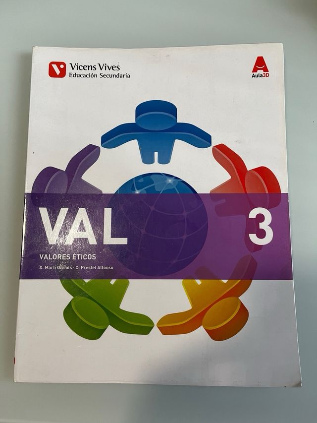 Libro texto Valores Eticos 3 ESO