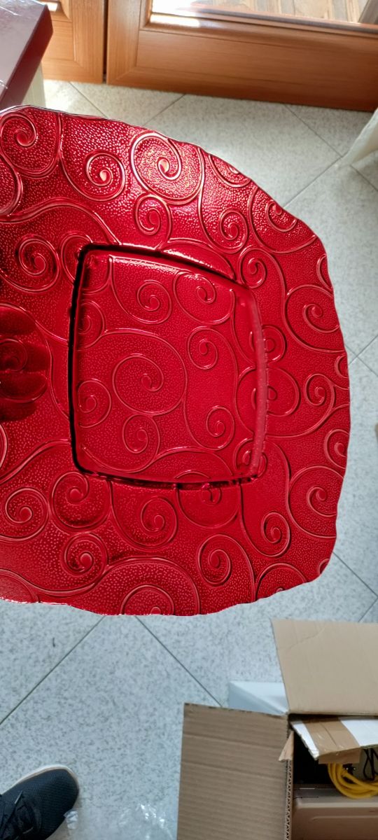 NUOVO centro tavola porta frutta in vetro