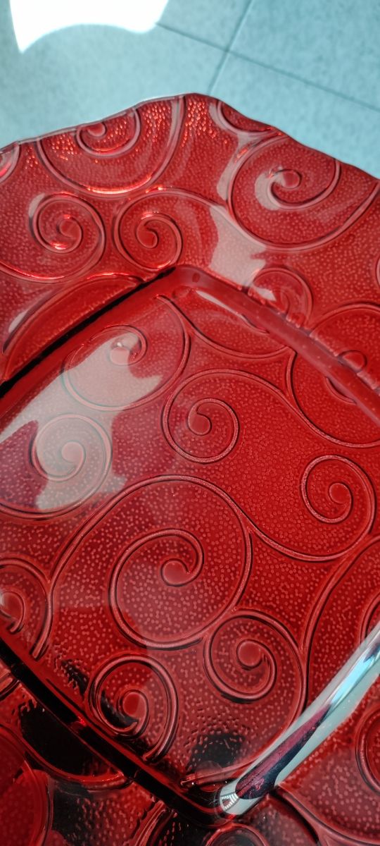 NUOVO centro tavola porta frutta in vetro