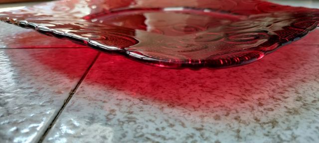 NUOVO centro tavola porta frutta in vetro