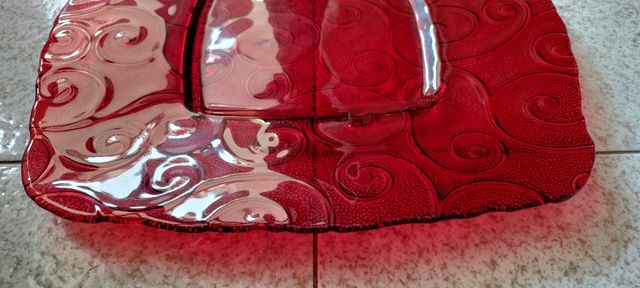 NUOVO centro tavola porta frutta in vetro