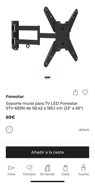 Soporte tv 23 a 65 pulgadas Fonestar