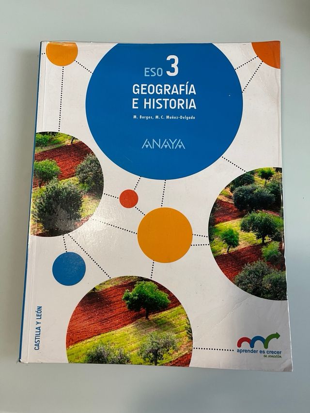 Libro de texto Geografia e Historia 3 ESO