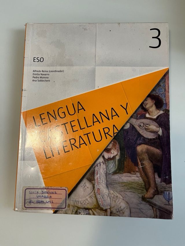 Libro texto Lengua Castellana y Literatura 3 ESO