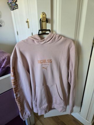 Sudadera rosa puma