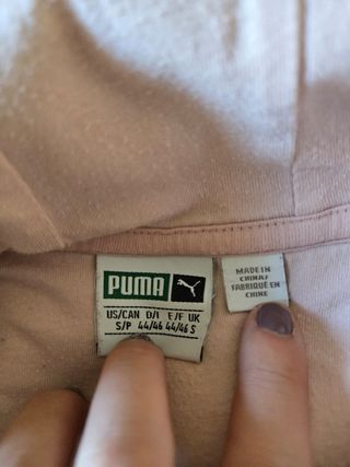 Sudadera rosa puma