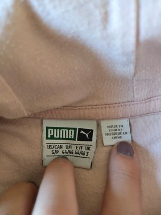Sudadera rosa puma