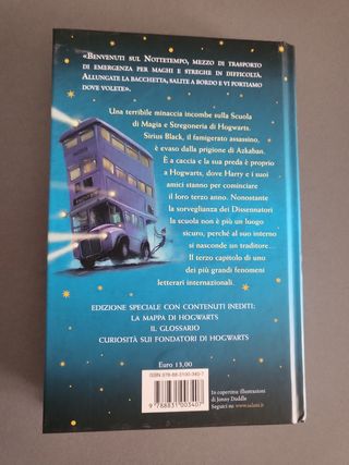 Libro: Harry Potter e il prigioniero di Azkaban.