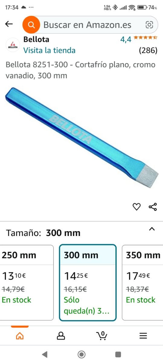 Cortafrio bellota 8251-300