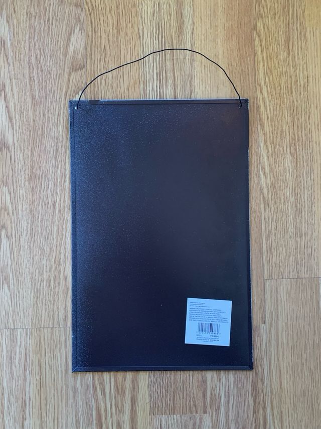 Placa metálica motivación  Medidas: 30x20cm