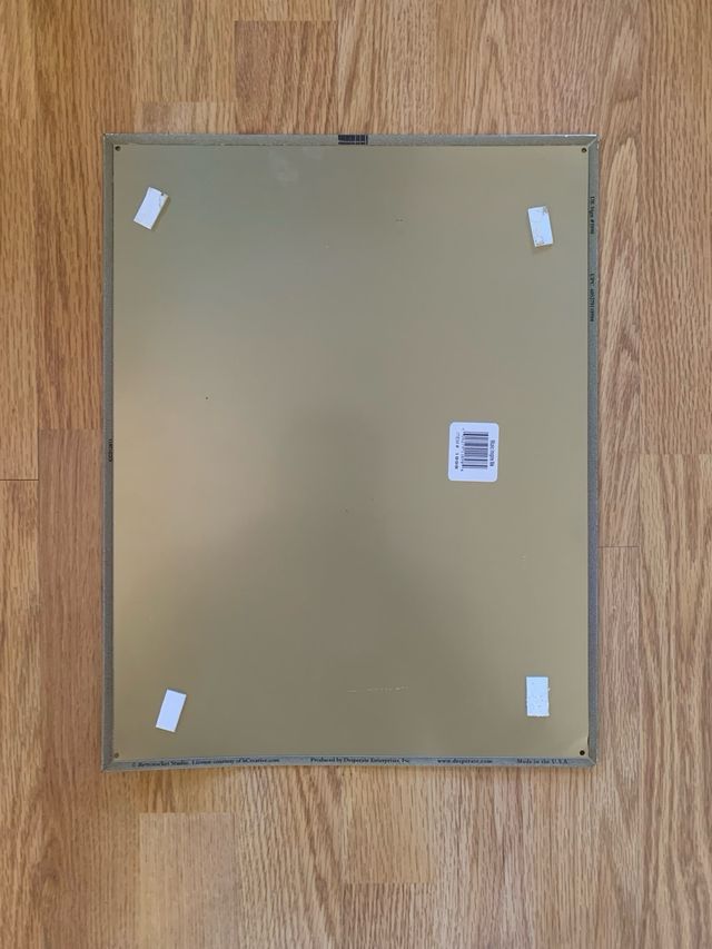 Placa metálica musica