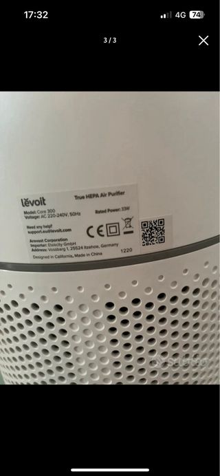 Purificatore d’aria Levoit