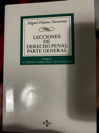 Derecho penal Polaino tomo 1