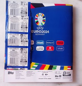 album com moeda 2 euro equipa olimpica Port 2024