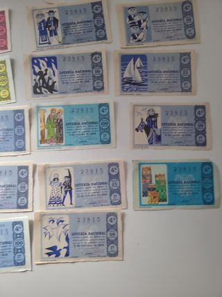 34 Decimos loteria 1966