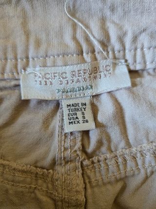 Minifalda cargo beige