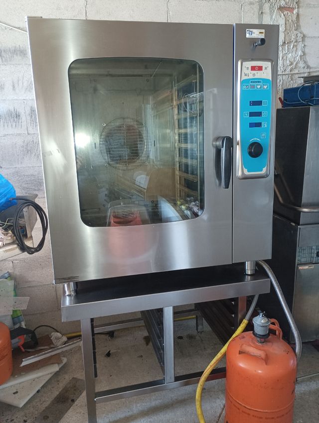 Horno mixto a gas 10 bandejas