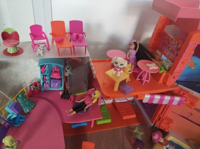 Barco Polly pocket con muchos acce