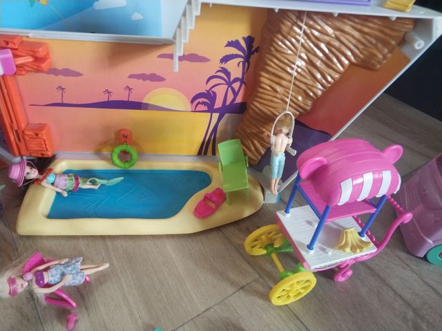 Barco Polly pocket con muchos acce