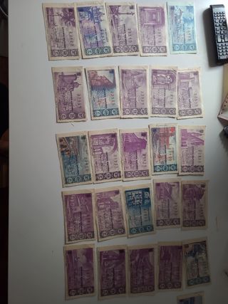 31 decimos loteria año 1965