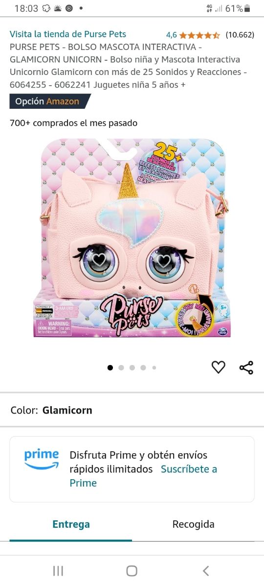 Purse pets. Bolso mascota interactivo