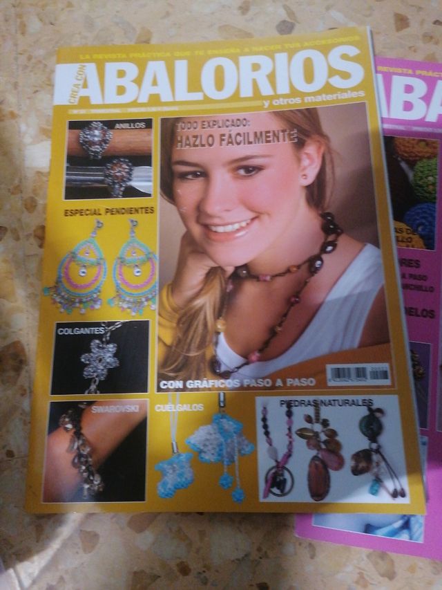 Lote de  3 revistas "Crea con abalorios"