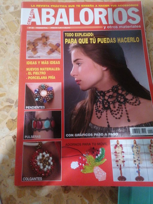 Lote de  3 revistas "Crea con abalorios"