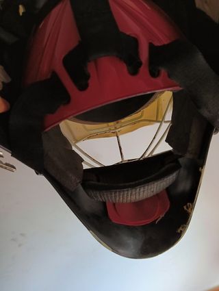 Hockey hierba casco portero