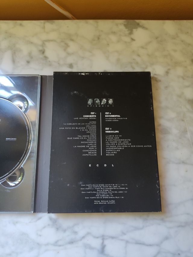 Tres DVDS El canto del loco