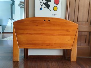 Cabecero de madera de pino para cama 105 cm