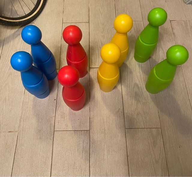 Set 8 birilli colorati