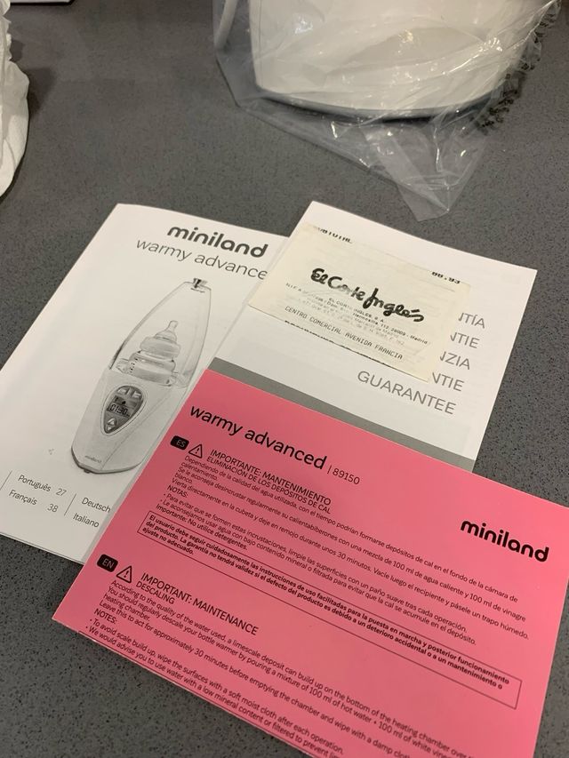 Miniland Warmy Advanced