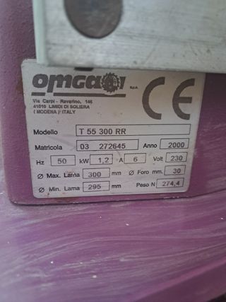 Ingletadora con disco de vidria