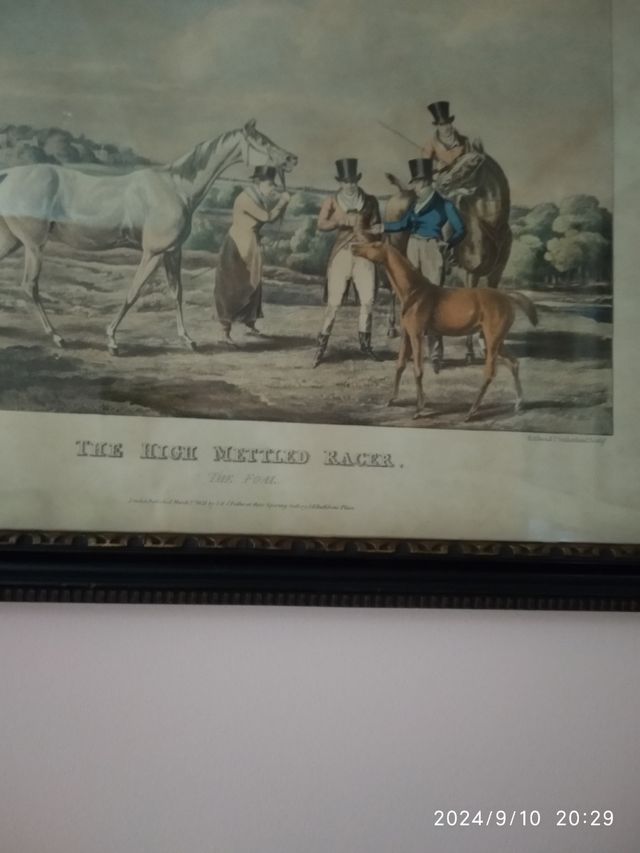 Grabado antiguo ingles