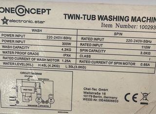 Lavadora-secadora camping